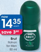 Brut Roll-On For Men-50ml