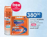 Gilette Fusion Manual 8 Blades