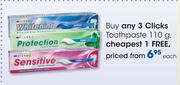 Clicks Toothpaste-110g Each
