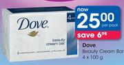 Dove Beauty Cream Bar-4x100g