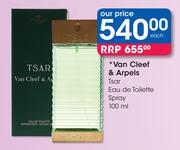 Van Cleef & Arpels Tsar Eau De Toilette Spray-100ml Each