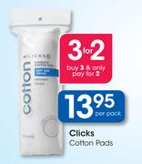 Clicks Cotton Pads-Per Pack 