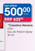 Carolina Herrera Chic Eau De Parfum Spray-30ml Each