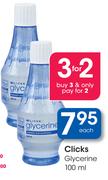 Clicks Glycerine-100ml Each