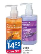 Clicks Handwash-250ml Each
