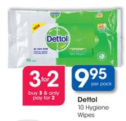 Dettol 10 Hygiene Wipes-Per Pack