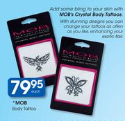 Mob's Crystal Body Tattoos-Each