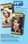 Bblonde Maximum Lift Blonding Kit For Women Or Highlighting Kit For Men-Each