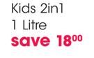 Organics Kids Strawbelicious 2 In 1-1ltr
