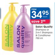Salon Quality Self-Regulating Shampoo Normal Hair-750ml