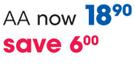 Safeway 4 Pack Alkaline Batteries AA-Per Pack