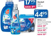 Omo Auto Semi Concentrated Liquid 1.5L