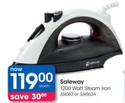 Safeway 1200 Watt Steam Iron SSI063 Or SSI063A