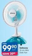 Safeway 15cm Mini Desk Fan