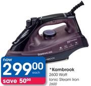 Kambrook 2600 Watt Ironic Steam Iron 2600