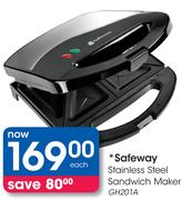 Safeway Stainless Steel Sandwich Maker GH201A