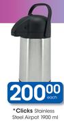 Clicks Stainless Steel Airpot-1900ml