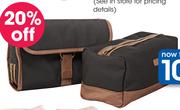 Clicks Men's Rip Stop Hanging Bag