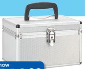 Clicks Large Solid Aluminium Cosmetics Case