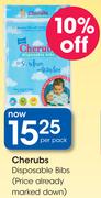 Cherubs Disposable Bibs-Per Pack