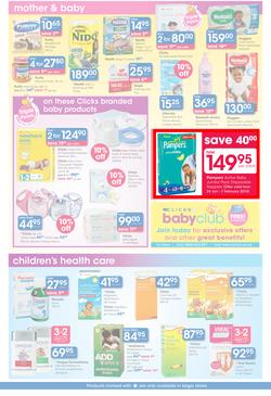 Clicks : Feel Good Savings (24 Jan - 23 Feb 2014), page 13