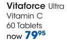 Vitaforce Ultra Vitamin C 60 Tablets-Per Pack