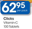 Clicks Vitamin-C 100 Tablets-Per Pack