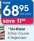 Uri-Kleer 5 Day Course 6 Vegecaps-Per Pack