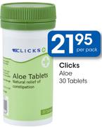 Clicks Aloe 30 Tablets Pack