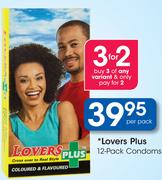 Lovers Plus 12-Pack Condoms