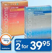 Clicks 2x3-Pack Condoms