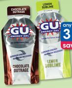 GU Energy Gel-3's Pack
