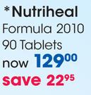 Nutriheal Formula 2010 90 Tablets-Per Pack