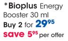 Bioplus Energy Booster-2x30Ml