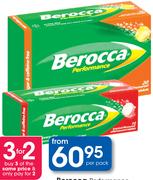 Berocca Performance Effervescent Tablets 20 Pack-Per Pack