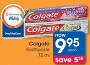 Colgate Toothpaste-75ml Each