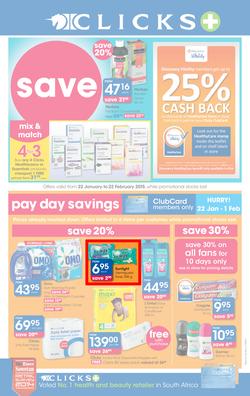 Clicks : Save (22 Jan - 22 Feb 2015), page 1