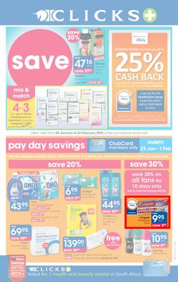Clicks : Save (22 Jan - 22 Feb 2015), page 1