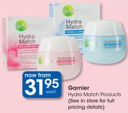 Garnier Hydra Match Products-Each