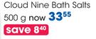 Oh So Heavenly Cloud Nine Bath Salts-500g