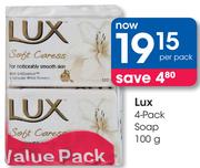 Lux Soap 4 Pack-100g