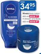 Nivea In-Shower And Body Cream-400ml