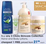 Clicks Skincare Collection Hand And Body Lotions-Each