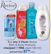 Clicks Revive Bath & Body Products(Excl. 100ml)-Each