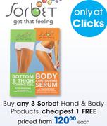 Sorbet Hand & Body Products-Each