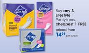 Lifestyle Pantyliners-Per Pack