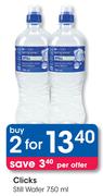 Clicks Still Water-2x750ml