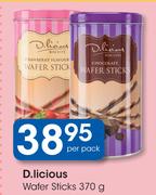 D.Licious Wafer Sticks-370g