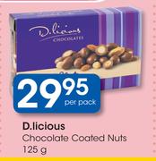 D.Licious Chocolate Coated Nuts-125g
