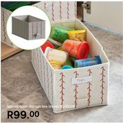 Spaceo Open Storage Box Leaves 18 x 35 x 16